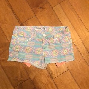 colorful shorts